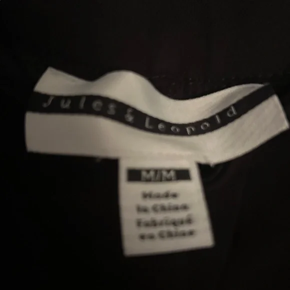 Jules & Leopold black cropped pants, size medium, great condition - Picture 2 of 2